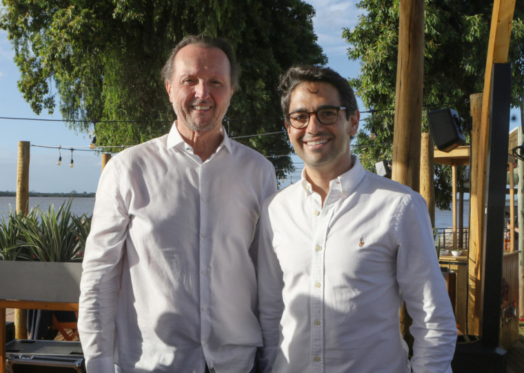 Cicão Chies e Fernando Tornaim no Cais Embarcadero