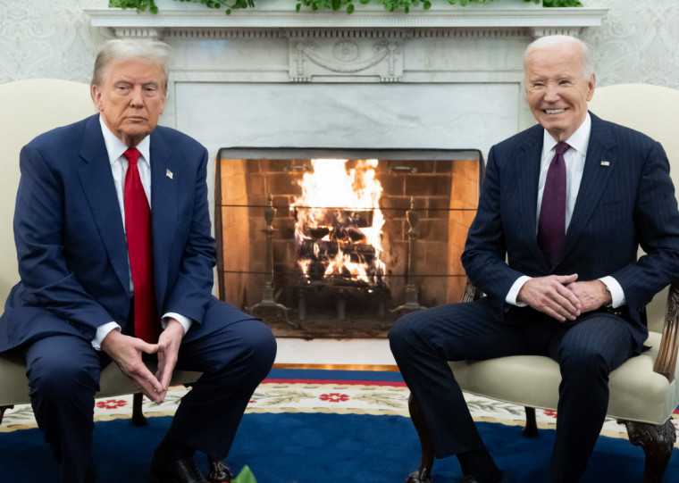 Biden recebeu Trump no primeiro encontro após as eleições americanas