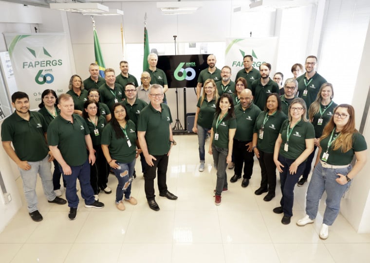 Atual equipe da Fundação de Amparo à Pesquisa do Estado do Rio Grande do Sul, que surgiu na década de 1960