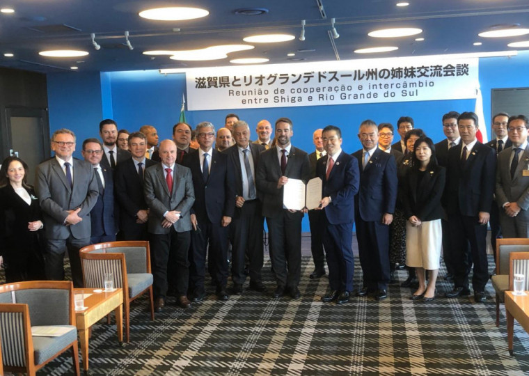 Primeiro dia de agendas da delegação gaúcha no Japão ocorreu na cidade de Otsu, capital da Província de Shiga