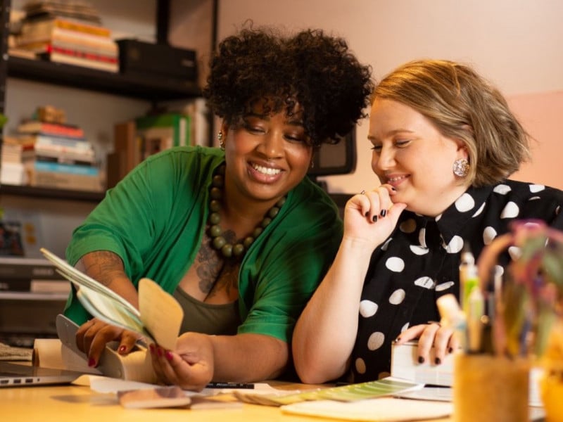 Marina Pena  e Carol Solaro são sócias da Muda, escritório de arquitetura  Foto: ARQUIVO PESSOAL/MUDA