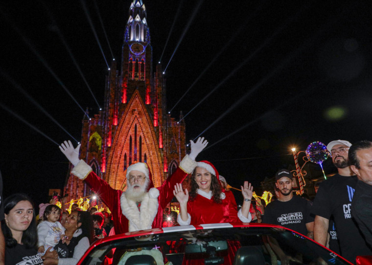 Papai Noel está presente nas cidades da Região das Hortênsias e da Serra, pronto para receber os visitantes
