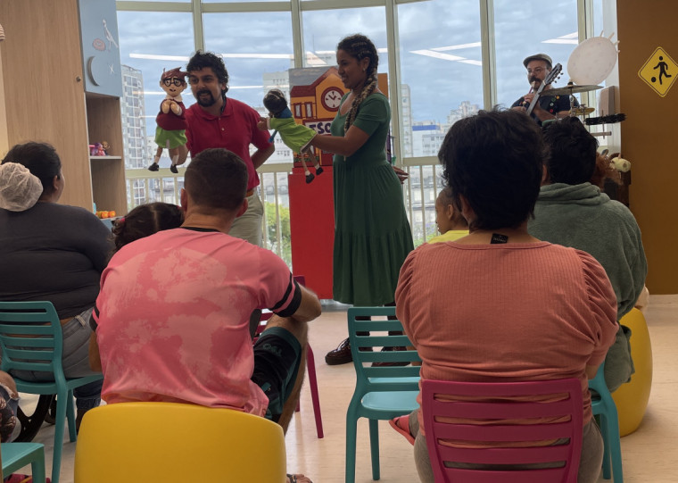 Cerca de 300 crianças participaram da iniciativa no Hospital Santo Antônio, em Porto Alegre