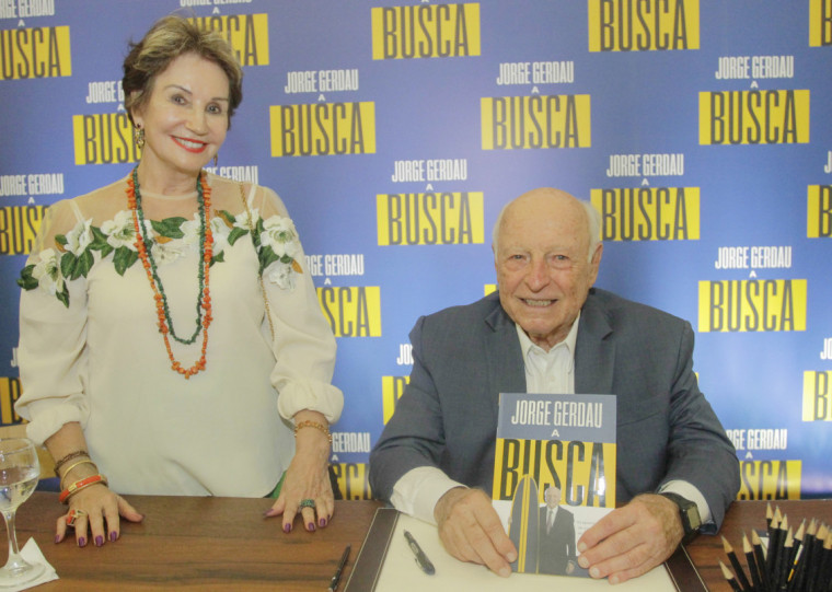 Maria Elena Pereira e Jorge Gerdau Johannpeter