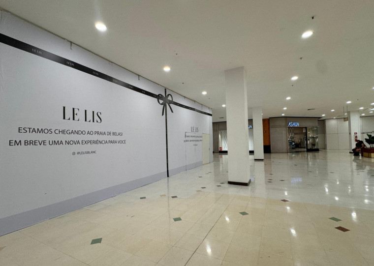 Loja da Le Lis abre no segundo piso do Praia de Belas, em área que se firma como de moda