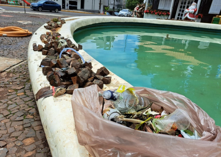 Materiais recolhidos colocam em risco o funcionamento das 10 bombas de alta pot&ecirc;ncia