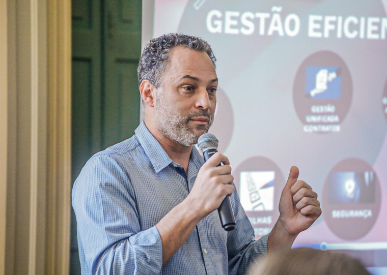 Secretário municipal de Transparência e Controladoria, Gustavo Ferenci