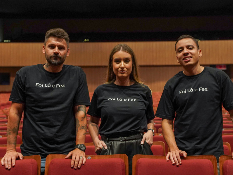 Rafael S&oacute;bis, Raphaela Sefton e Danilo Azambuja s&atilde;o os idealizadores do FLFeztival, evento de empreendedorismo em Porto Alegre Foto: FLFEZTIVAL/DIVULGA&Ccedil;&Atilde;O/JC