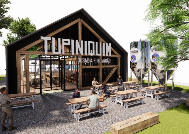 Projeto prevê construção com características que remetem à cervejaria artesanal no Harmonia 