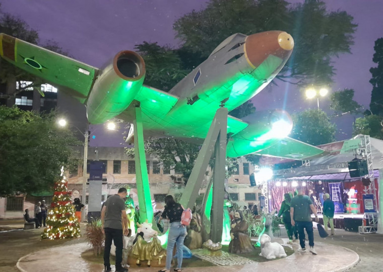 Locais como a Pra&ccedil;a do Avi&atilde;o receber&atilde;o ilumina&ccedil;&atilde;o c&ecirc;nica
