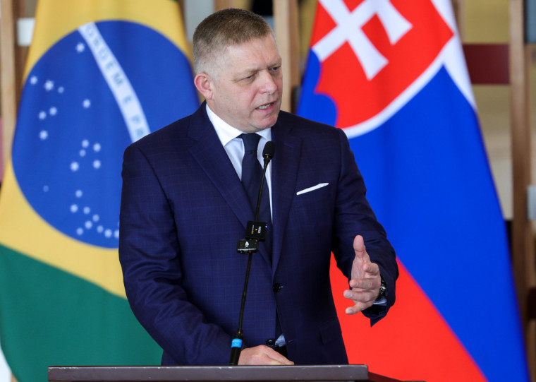 Alckmin recebeu Robert Fico, no Pal&aacute;cio do Planalto, antes de uma reuni&atilde;o bilateral