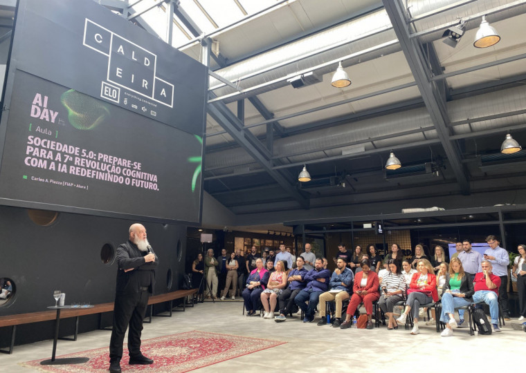 Futurista Carlos Alberto Piazza abriu agenda do AI Day