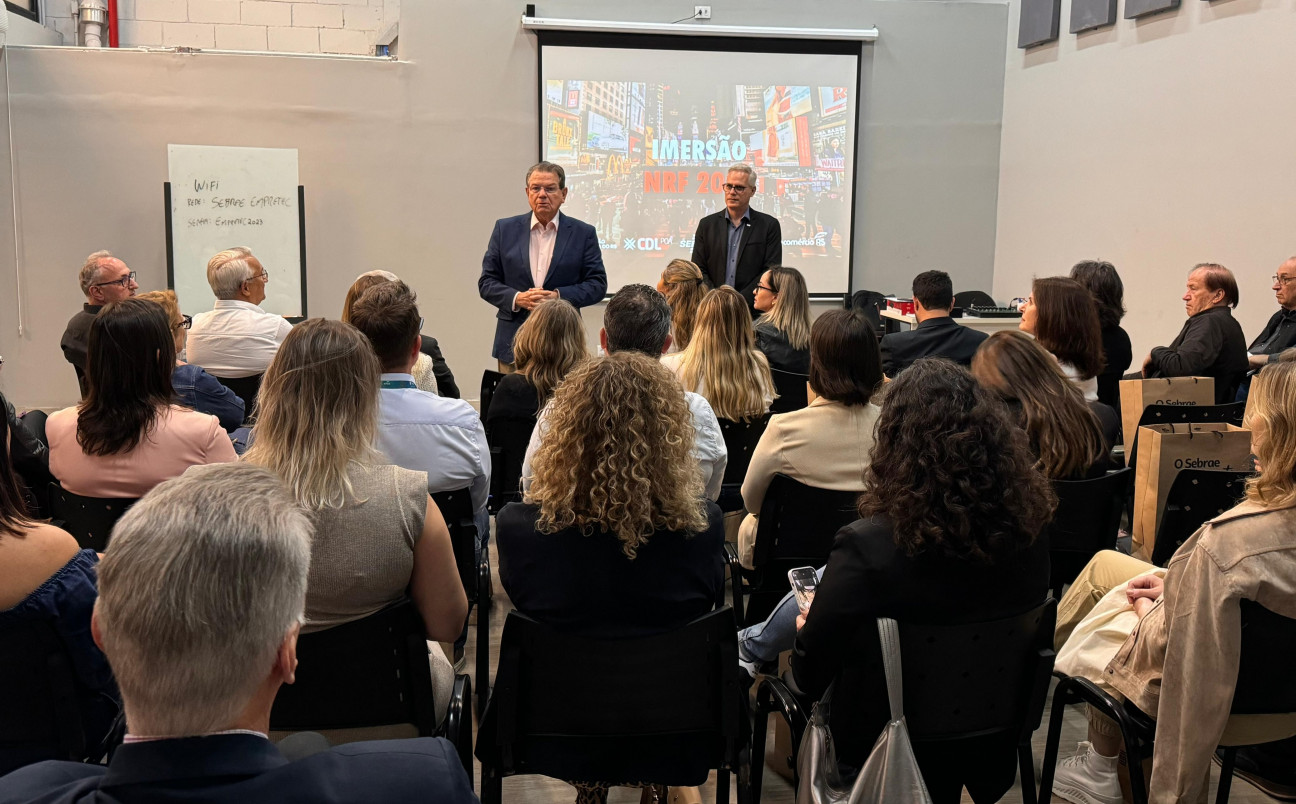 Bohn (&agrave; frente, &agrave; esq) destaca que a miss&atilde;o em Nova York vai gerar muito conhecimento | PATR&Iacute;CIA COMUNELLO/ESPECIAL/JC