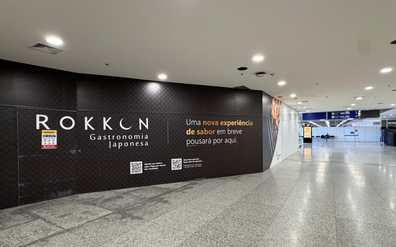 Tapume anuncia restaurante de comida japonesa para começo de 2025 | PATRÍCIA COMUNELLO/ESPECIAL/JC