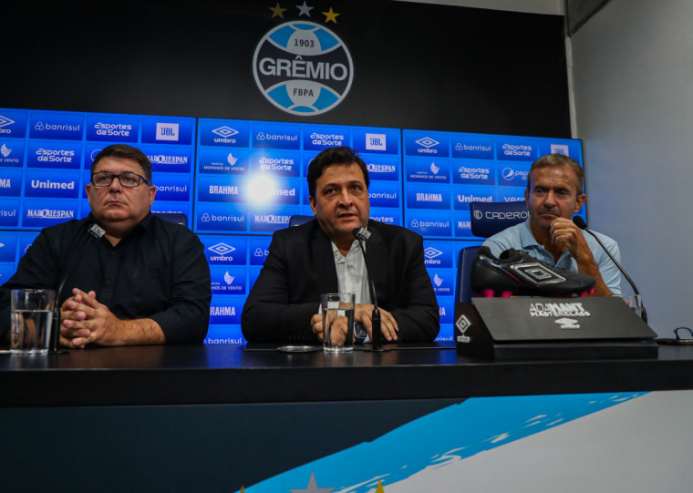 Alexandre Rossato (e) e Guto Peixoto (d) assumem como vice e diretor de futebol, respectivamente