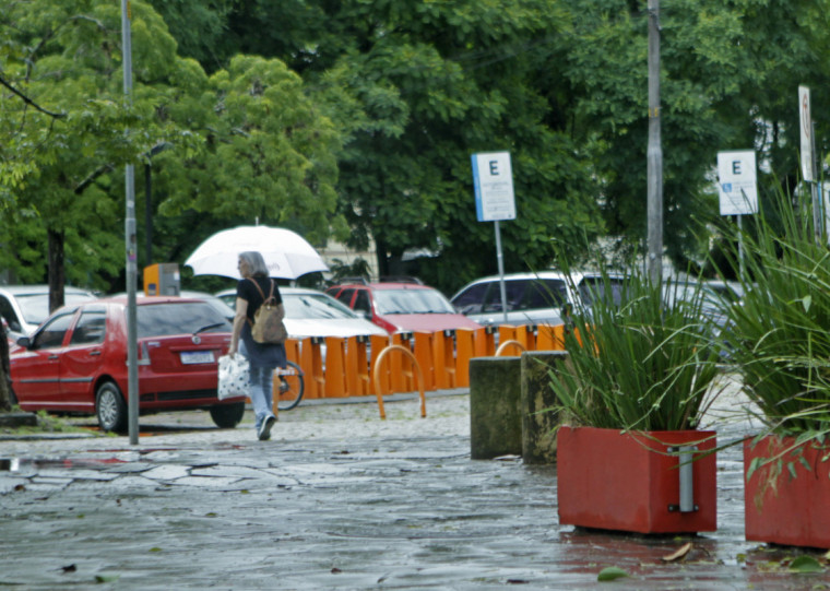 Em Porto Alegre o dia de Natal teve algumas pancadas de chuva