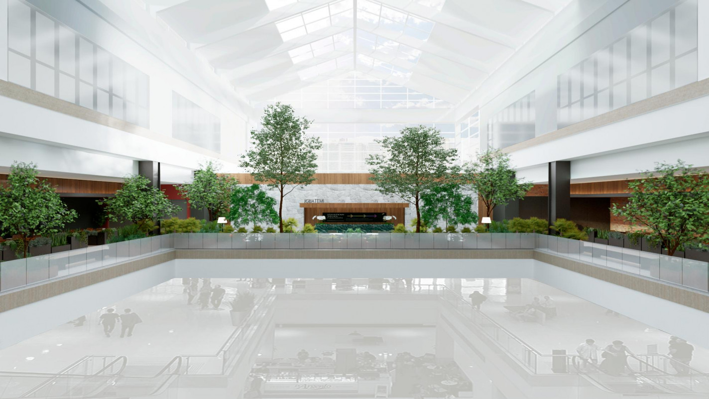 Projeto mostra como vai ser espaço do futuro polo de gastronomia no terceiro piso do Iguatemi | IGUATEMI PORTO ALEGRE/DIVULGAÇÃO/JC