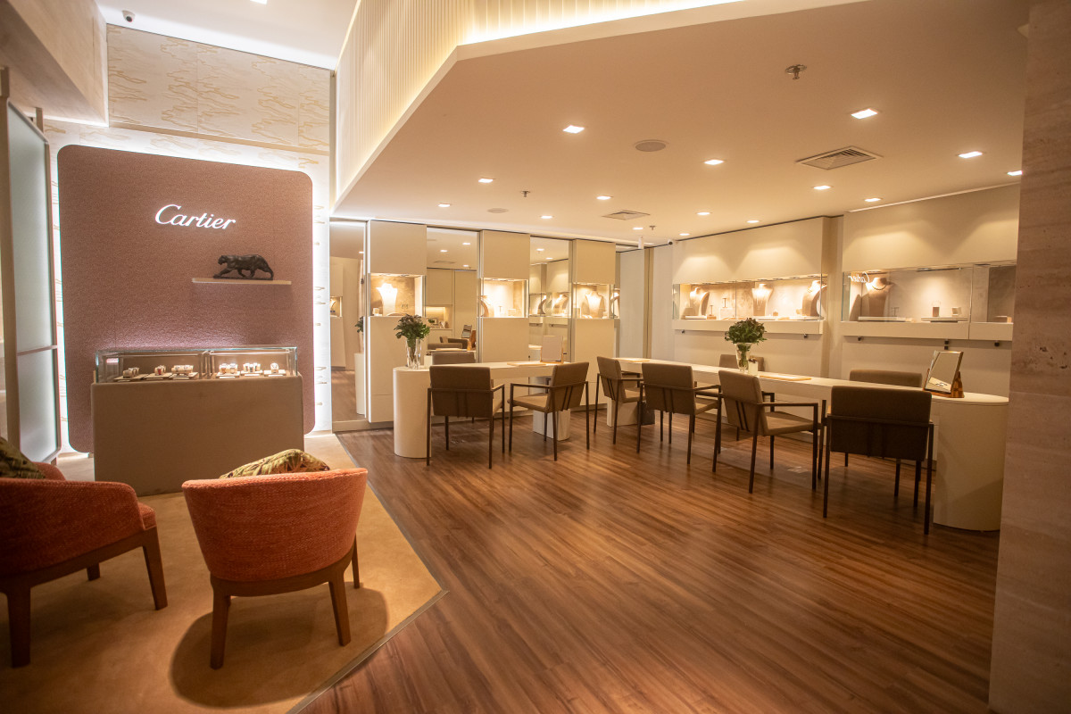 Unidade do Moinhos Shopping foi reformulada para valorizar relógios da Cartier | VINI DALLA ROSA/DIVULGAÇÃO/JC