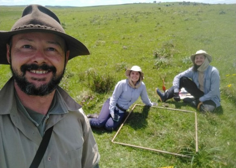 Pesquisadores da Ufrgs realizaram pesquisa de campo em Jaguarão durante a primavera