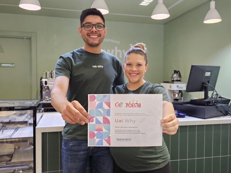 Claudenir Ferreira e Kylie Ferreira comandam o Uai Why no Bom Fim
 Foto: NATHAN LEMOS/JC