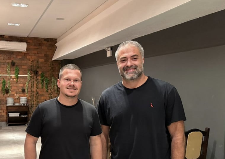 Felipe Carneiro e Rafael Tavares, sócios na Trigo Pizzaria