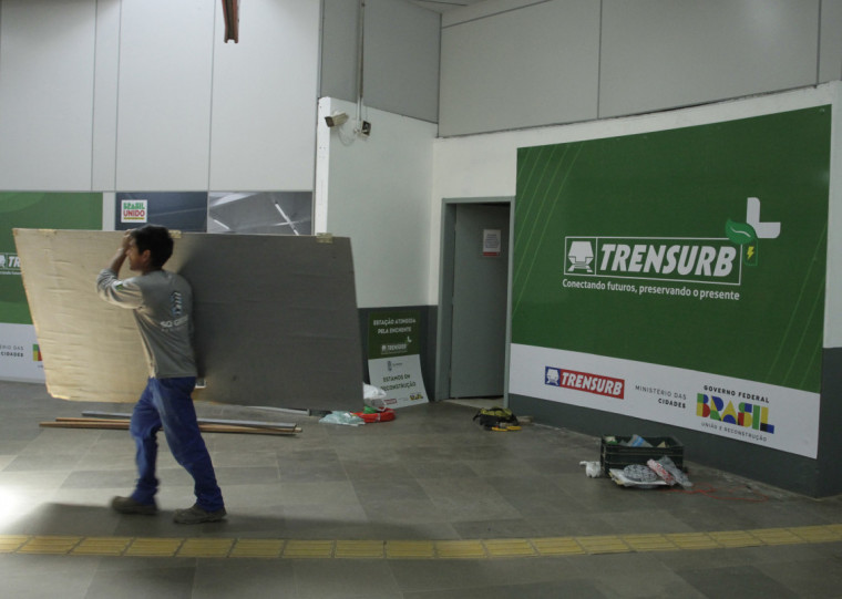 A partir desta terça-feira (24), a Trensurb retoma as viagens nas estações Mercado, Rodoviária e São Pedro, em Porto Alegre