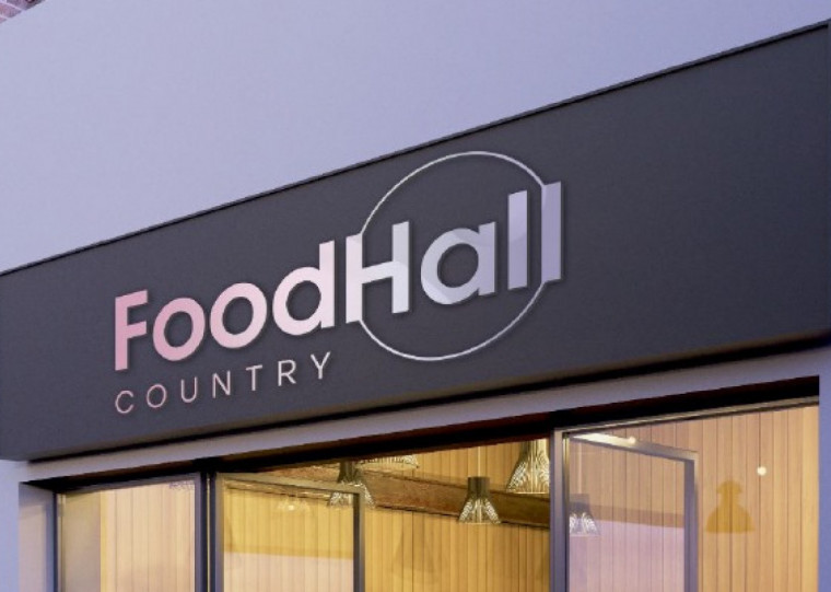 Imagem mostra como vai ser a marca do Food Hall Country, que sucede a antiga operação