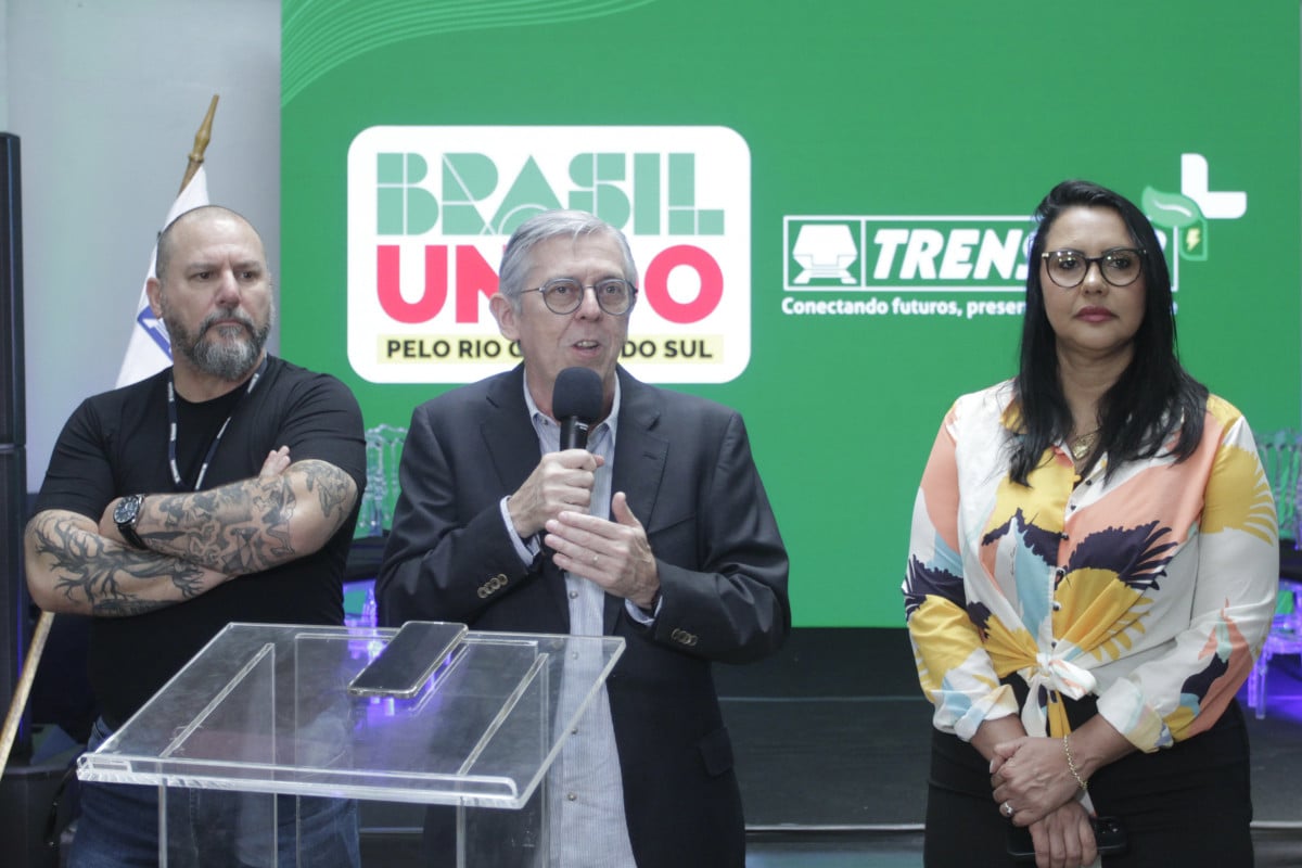 Coletiva de imprensa da reabertura da esta&ccedil;&atilde;o mercado. Diretor-presidente da Trensurb, Nazur Garcia | EVANDRO OLIVEIRA/JC