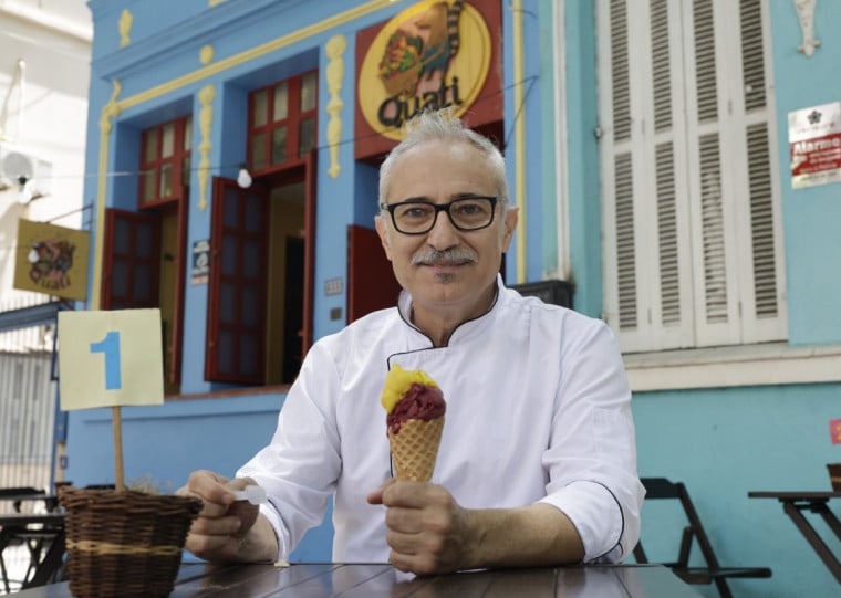 Campello diz que o gelato &eacute; o &uacute;nico produto, depois de ganhar fama com a baguete