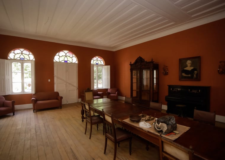 Solar da Baronesa, prédio onde está o museu, tem 160 anos de história