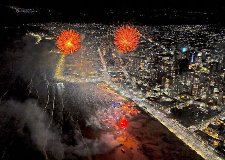 Praia Grande ser&aacute;, mais uma vez, o palco da festa; queima de fogos ter&aacute; 15 minutos de dura&ccedil;&atilde;o