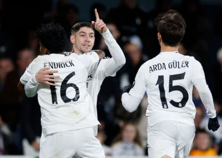 Endrick não marcou gols na vitória madridista pela Copa do Rei