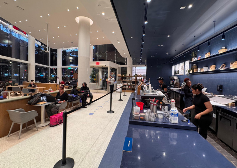 Cafeteria em parceria com a marca Verve atrai p&uacute;blico que tamb&eacute;m aproveita o ambiente