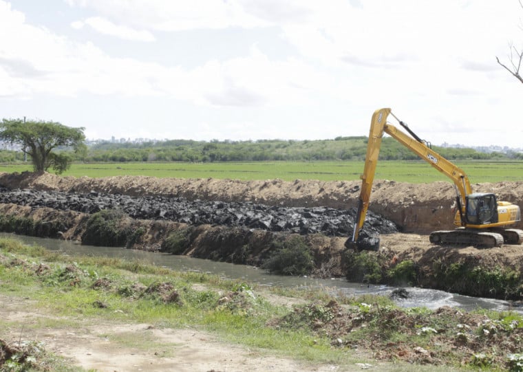 Primeira etapa da obra de reforço do dique do Sarandi foi concluída em janeiro