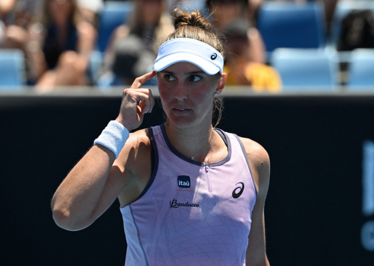 Derrota na partida foi o fim da competição para a tenista Beatriz Haddad Maia no Aberto da Austrália