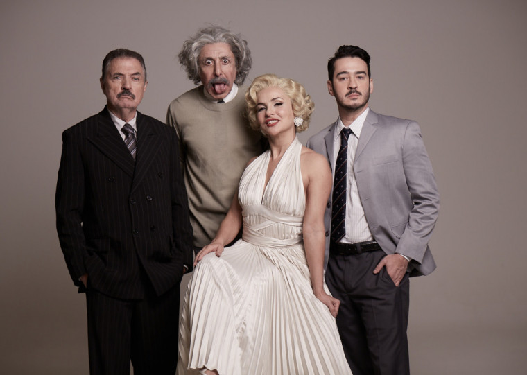 Norival Rizzo, Cassio Scapin, Marcos Veras e Amanda Acosta estão na peça 'Insignificância'