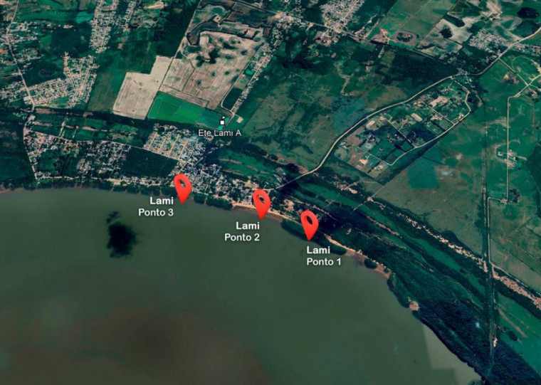 Pontos prÃ³prios para banho em Lami e BelÃ©m Novo