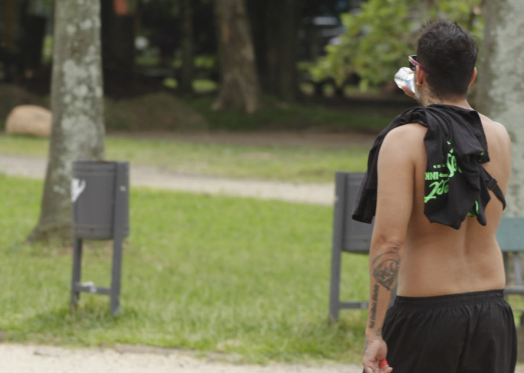 Em Porto Alegre,  a máxima chegou aos 32,8°C