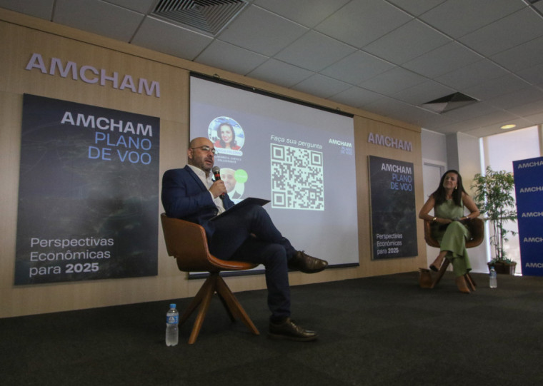 Nunes e Patrícia Palermo participaram do evento realizado nesta quarta-feira