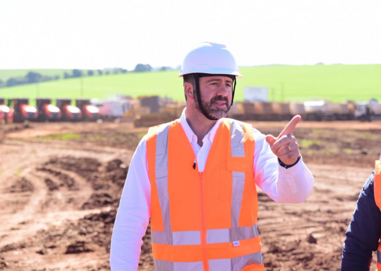 Erasmo Carlos Battistella, da Be8, afirma que obra está 