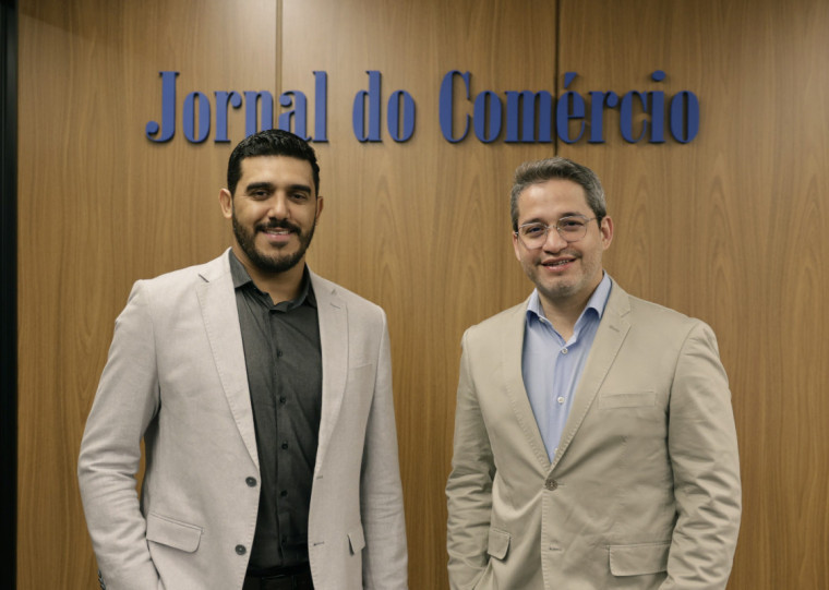 Visita de Fábio Carvalho, diretor Comercial do Grupo Bringel, e César Ribeiro, diretor de Marketing