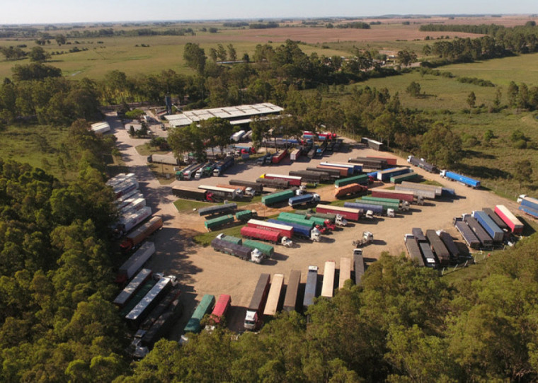 Porto Seco de Jaguarão (RS) também bateu recorde de movimentações com a entrada de 33.653 caminhões
