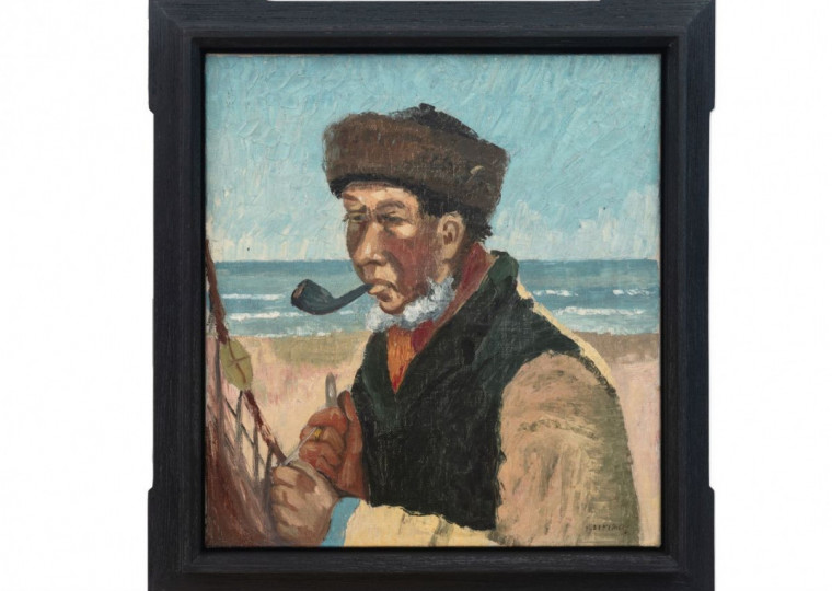 Tela, que retrata um pescador de barba branca fumando um cachimbo, pode valer mais de US$ 15 milhões