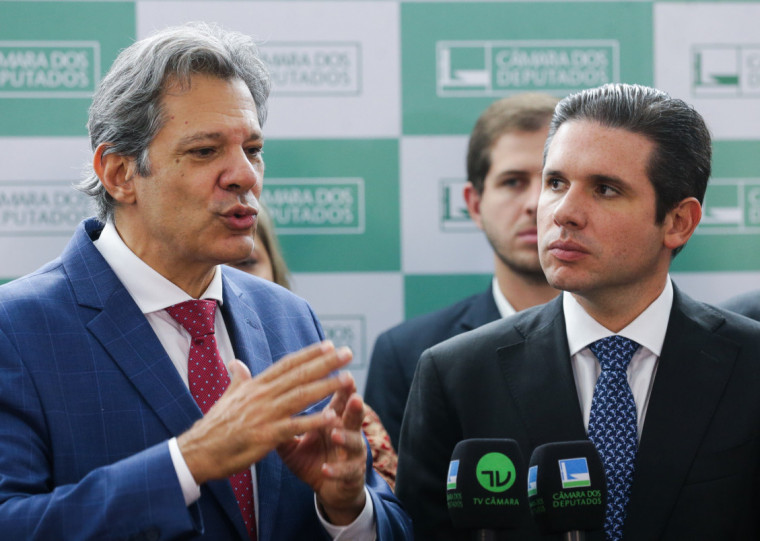 Ministro da Fazenda e presidente da Câmara se reuniram nesta quarta (5)