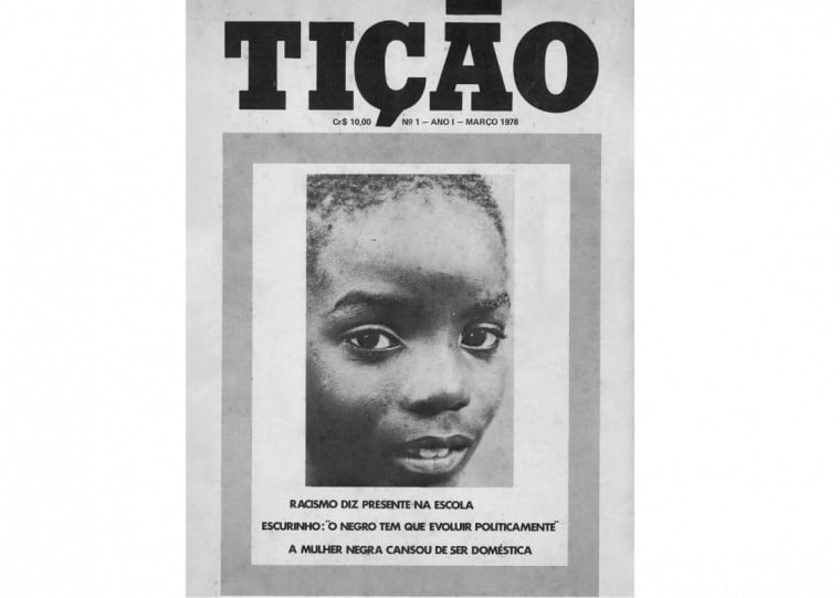 Capa da primeira edição da revista Tição, de março de 1978