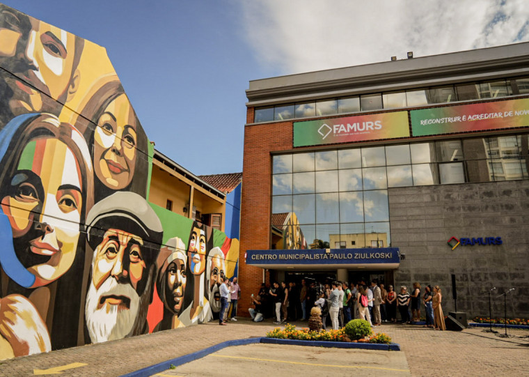 Famurs - Federação das Associações de Municípios do Rio Grande do Sul. Sede em Porto Alegre