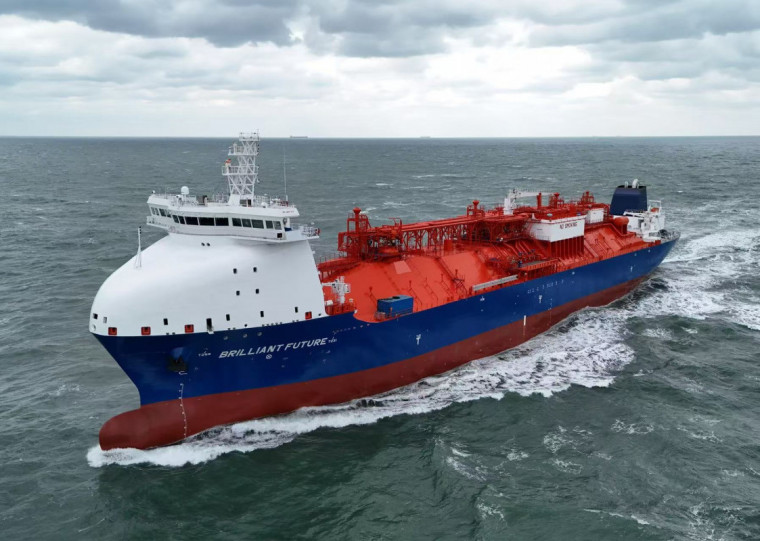 Navio tem 188 metros de comprimento e capacidade de armazenamento de 36.000 metros cúbicos