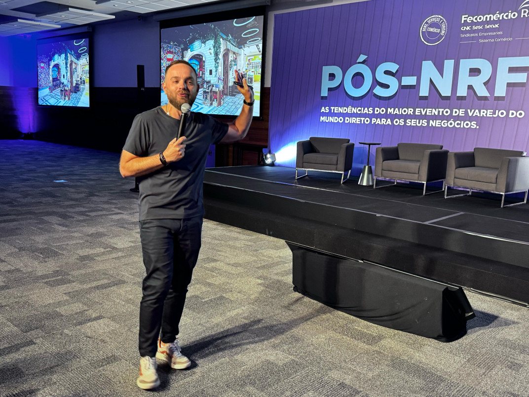 “Cliente não precisa ir na loja física. Ele tem que querer ir. Use a IA a seu favor”, orientou Zortéa | PATRÍCIA COMUNELLO/ESPECIAL/JC