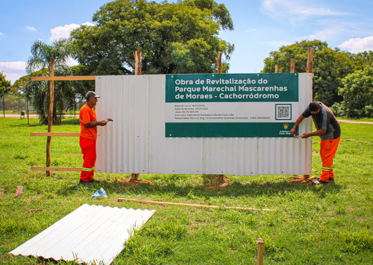 Obras devem ser concluidas em dois meses 