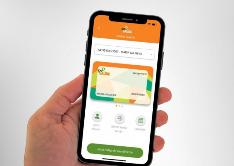 Nova funcionalidade já está disponível no aplicativo do IPE Saúde